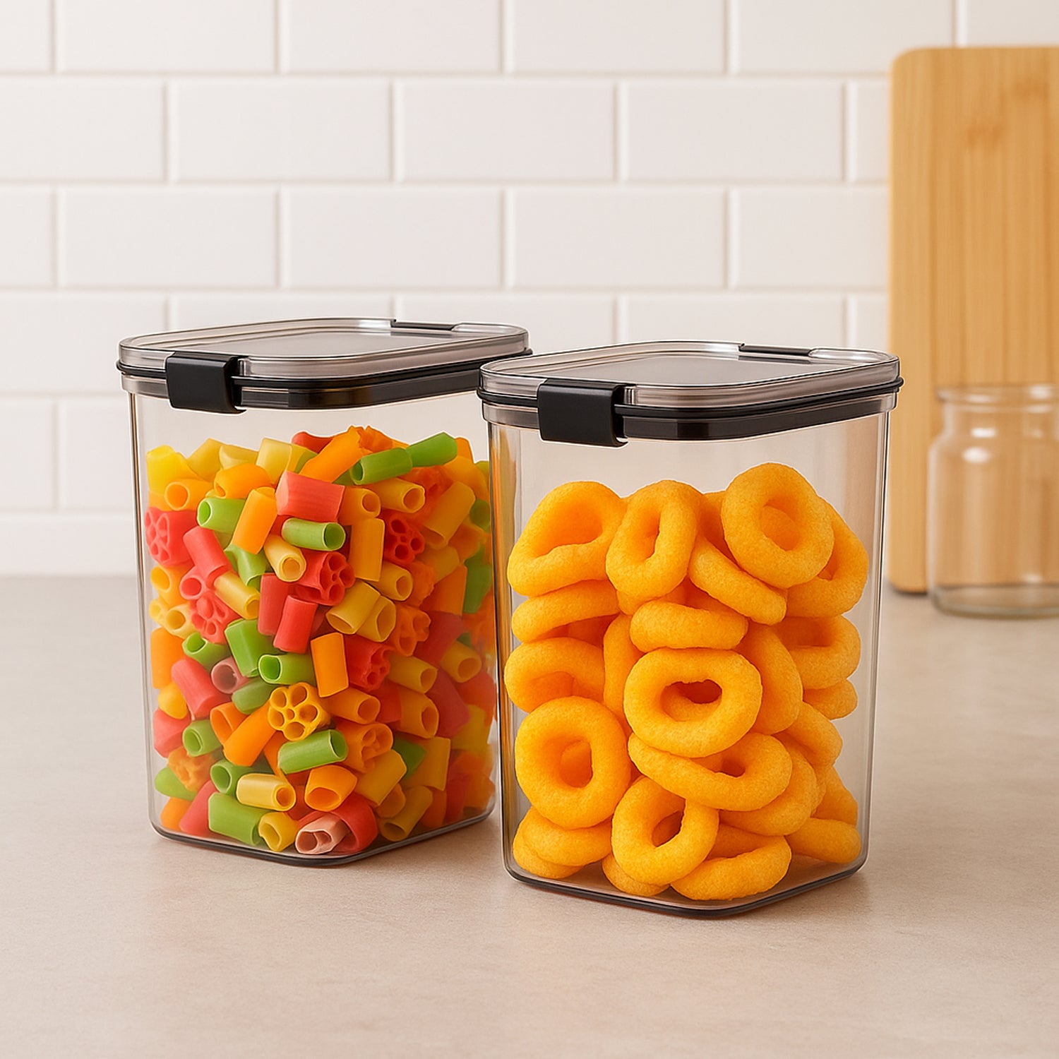 1200 Ml Airtight Lock  Lock Food Storage Container Set  2 Piece 1200 Ml Airtight Lock  Lock Food Storage Container Set  2 Piece